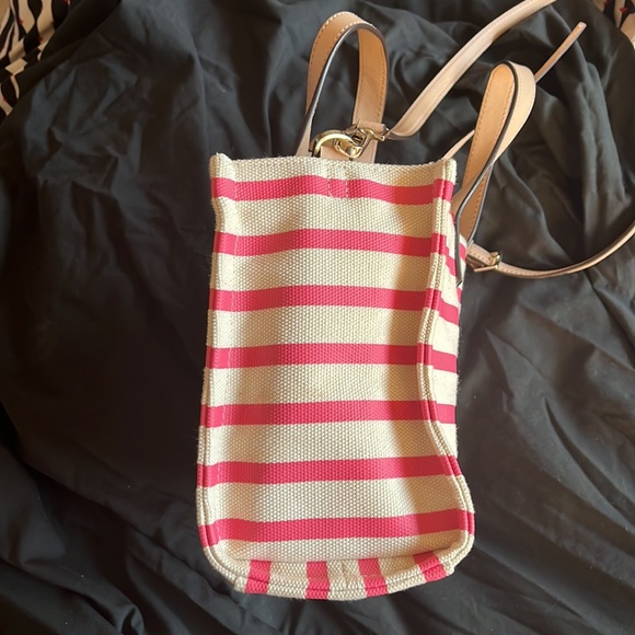 Pink & Cream Kate Spade mini tote - Picture 2 of 9